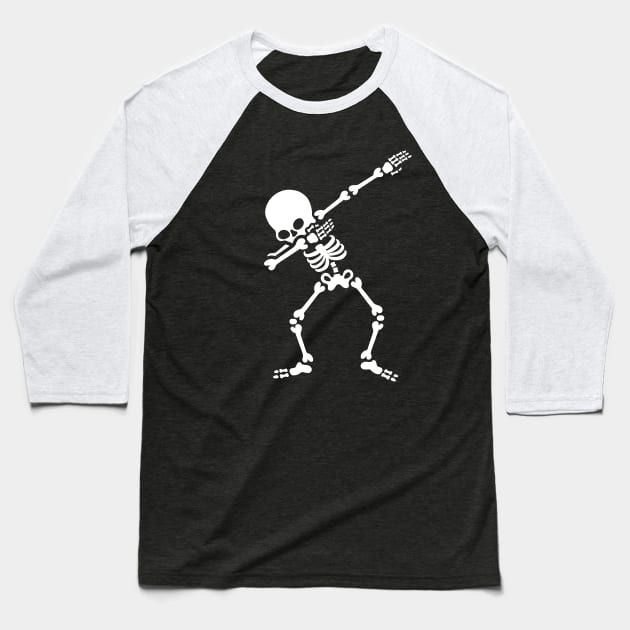 Dabbing skeleton (Dab) Baseball T-Shirt by LaundryFactory